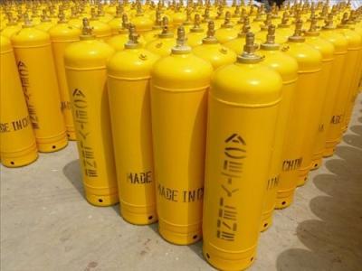 中国 3l - 40l 産業ガス ポンプ、継ぎ目が無い 34CrMo4 鋼鉄アセチレン ガス タンク 販売のため