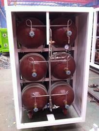 China 50L - 200L Type 2 Glass Fiber CNG Storage Tanks For Compressed Natural Gas Stations for sale