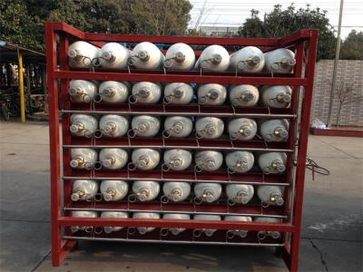 China Custom 200 Bar / 250 Bar Ground CNG Storage Tanks / Cascade Tank For Gas Filling Stations for sale