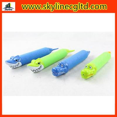 China Foam Promotional Toys Shark Summer Water Shooter EPE Foam Head Water Gun for sale