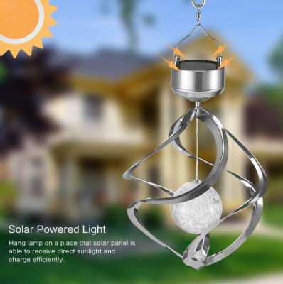 China Outdoor Solar Powered Garden Light Outdoor LED Garden Light Integrated Color Changing LED Lamp for sale