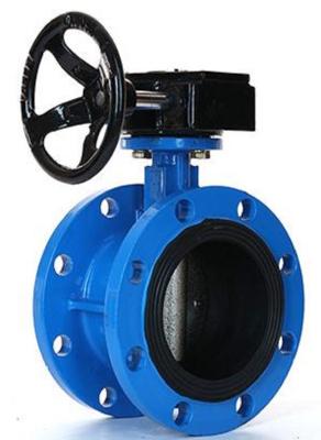 China BS EN 12291-2 593 DI body cf8m disc iso 5752 pn10 16 hand wheel wormgear box operated butterfly valve for DN2200 2400 for sale