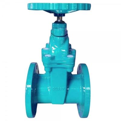 China DIN F4 F5 Resilient Seated non-rising Stem Gate Valve pn16 for sale