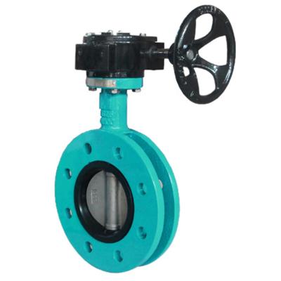 China DI WCB ANSI DIN PN16 Manual Electric Wafer U section type Butterfly Valve Factory for sale