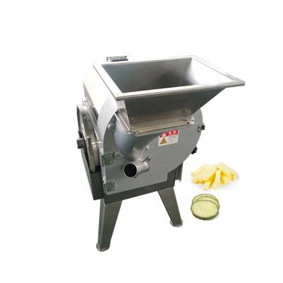 China Snacks Factory French Fries Strips Cassava Carrot Ginger Banana Banana Apple Cube Sticks Shredding Shredding Cutting Machine for sale