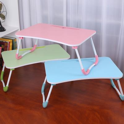 China Folding Bed Small Serving Bed Tray Table Home Work Use Adjustable Notebook Holder Desk Adjustable Portable Laptop Stand for sale