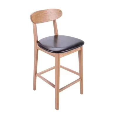 China wholesale hot modern custom made weave modern wooden bar stools PU bar kitc hen outdoor umpire chairs for sale