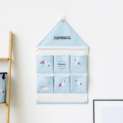 China Viable With You Yue Hanging Wall Storage Bag Door Back Wall Frame Handwork Wall Hanging Bag for sale