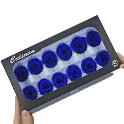 China Preserved Rosas Preservadas Eternal Flower Preserved Roses Plant Wholesale 3-4cm Over 70 Colors 24 Boxes Mother's Day 3-4cm for sale