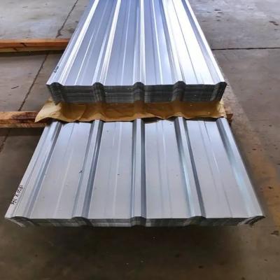 China Hoja PPGI Plata Azul Hoja de techo galvanizado corrugado Z275 en venta