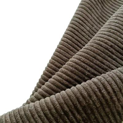 China Home Style Anti-Static Straight Velvet Stripe Fabric Corduroy Textile Soft Villus Rough And Warm Anti-Static Upholstery Fabric for sale