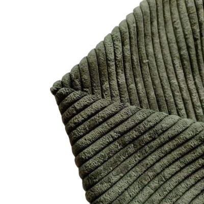 China Home Style Anti-Static Straight Velvet Stripe Fabric Corduroy Textile Soft Villus Rough And Warm Anti-Static Upholstery Fabric for sale