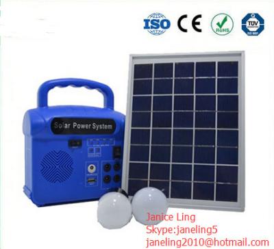 Chine Mini stand alone solar lighting system green energy for home using lighting & charging à vendre