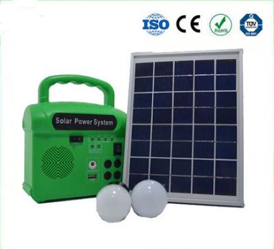 China Stand alone home using green energy mini solar lighting kit integrated radio FM/AM zu verkaufen