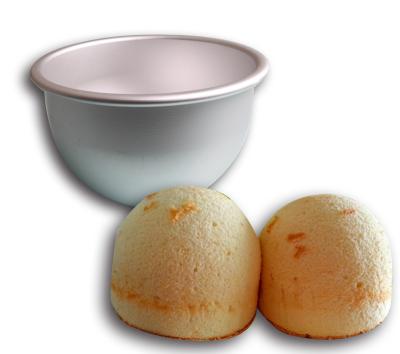 China 7 Inch Deep Semicircular Spherical Spherical Cake Sustainable 7 Inch Pan Bread Aluminum Circular Jelly Baking Mold Customized Baking Utensils for sale