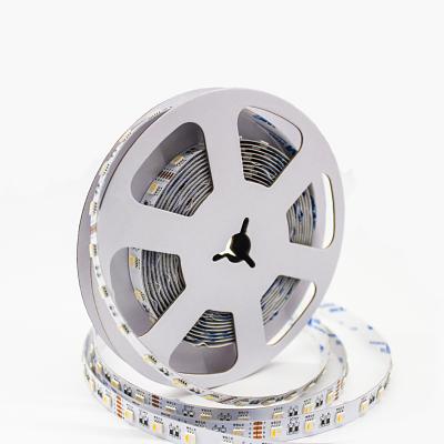 China Project 60 LED 24V 5m 10m 5050 RGBW IP68 LED Multicolor Remote Control Waterproof Flexible Strip Light for sale