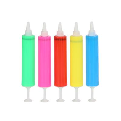 China Gift Toy SPU-016 factory wholesale party decoration manual balloon air pump one way hand push air pump for long balloon for sale