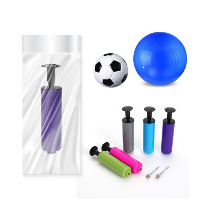 China Party Decration Balloons football air pump portable plastic hand pump ball manual pump with needle for sale