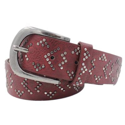 China Fashion Garment Women Belts With Logo PU Leather Rivets Belt Punk Rock Style Trad Goth Jeans Custom Fashion Punk Decoration Show for sale