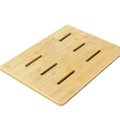 China Sustainable Bamboo Bath Mat for Bathroom - One Piece Design Non-Slip and Sturdy Bamboo Mat, 23.6