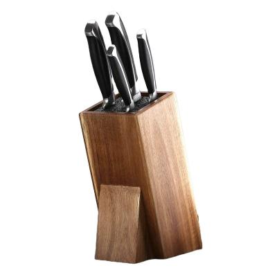 China Viable universal acacia knife rack wooden knife rack, large capacity, multi-functional kitchen household knife storage and placement R for sale