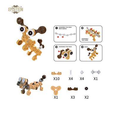 China DIY Building Toy Toys Educational Plastic Building Block Children Creative Animal Blocks Set for sale