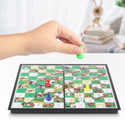 China School Training Direct Sale 1-4 Players Family Dice Game For Kids Adults Snake And Ladders Board Game for sale