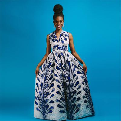 China African Dress Elegant Casual Dress Kaftan Anti-Static Dress for sale