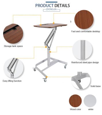 China Adjustable Portable Height (Height) Laptop Table Can Folded Study Desk for sale