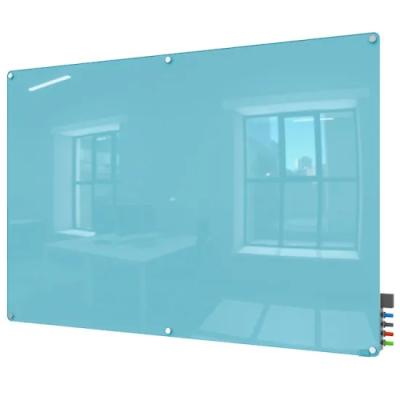 China Writing Board with Marker Classroom Magnetic Glassboard Scratch-Resistant Dry Erase Glass Board for sale