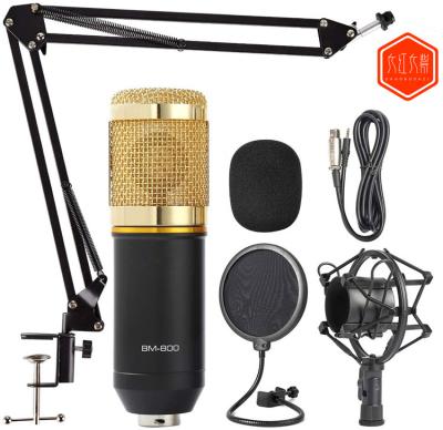 China Microphone bm800 condenser microphone high quality foldable professional studio recording handheld microphone factory direct sales for sale