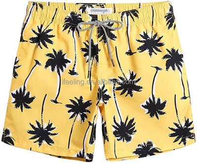 China Wholesale custom printing coconut trees QUICK DRY shorts running men's beach swim shorts trunks abbreviations men for sale