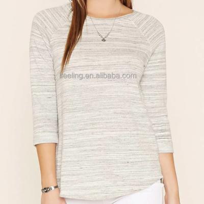 China Anti-pilling Elegant casual high quality unique soft comfortable blouse for women for sale