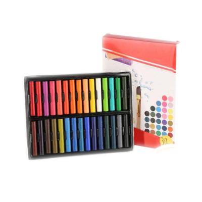 China Wholesale Colored Pencil Set Office Stick 30 Rotating Oil Soluble Brush Pencil Oil Pastel Set for sale