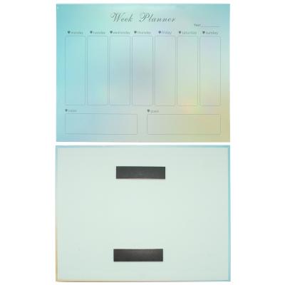 China Hot Selling Writing Magnetic Weekly Monthly Planner Calendar Diary Printing Custom Whiteboard Note Board for sale