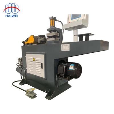 China PA6 Car Pipe HWG-40-2 Pipe Diameter Changing Machine Nylon Hose End Forming Machine for sale