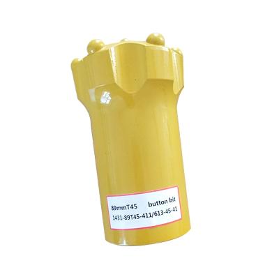 China Quarry Bits Tools Retract T45 89mm Drill Bit Bit Bit For Tophammer And Water Well Drilling for sale