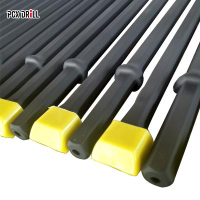 China Construction H19 H22 Integral Chisel Drill Rod Quarrying Hex22 Chisel Integral Drill Rod Mining Quarrying for sale