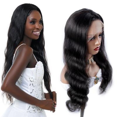 China Body Wave 100% Unprocessed Cuticle Aligned Brazilian Virgin Hair 360 Lace Frontal Wigs Body Wave Wigs For Black Women Hair for sale