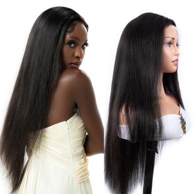 China Wholesale Straight Mink Brazilian Straight Wig Cuticle 13X6 Glueless Full Lace HD Wigs Aligned Lace Front Wig HD Hair Vendors for sale