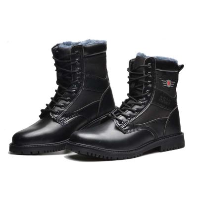 China Black Custom Steel Toe Tactical Combat Boots Military Boots Outdoor Waterproof Rise For Men Military Boot for sale