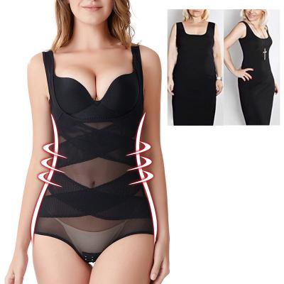 China Viable Women's Corset Shapewear Shaping Pants Waist Sexy Mesh Slimming Open Crotch Thin Ladies Hip-Lifting Waist Underwear for sale