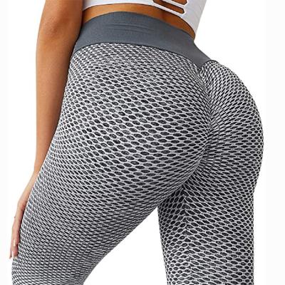 China Plus Size Women's High Waisted Yoga Tights Pants Hip-Lifting Butt Bend Abdomen Control Stretching Sport Gaiters Working Pants for sale