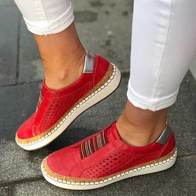 China Dropshipping Lightweight Women's Sneakers On Pumps Vulcanized Breathable Hollow Casual Shoes Ladies Shoe Woman Plus Size for sale