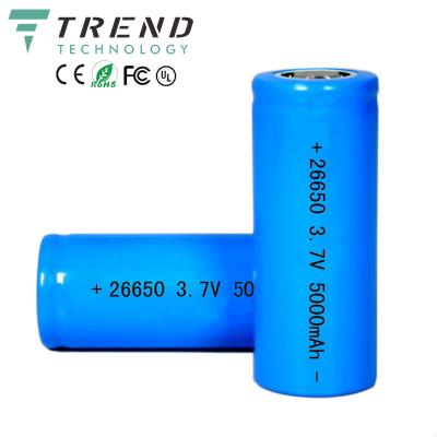 China High Quality Cylindrical Toys Battery 3.7V 26650 Pack 5000mAh 3000mAh Wholesale / Rechargeable 3.7V Lithium Ion Batteries for sale