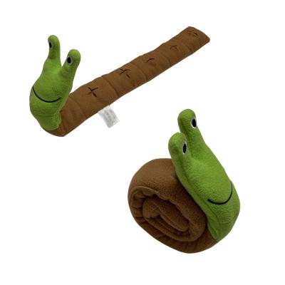 China New Viable Squeaky Chew Toy Plush Snail Design Pet Dog Chewing Toy Pet Chew Toys for sale