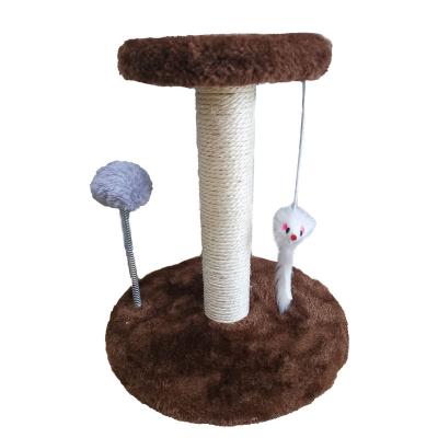 China Cat Scratching Post Cat Activity Popular Viable Scratcher Cat Tree Tower Comfortable for sale