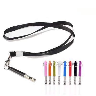 China Viable Groove Whistle Outdoor Adjustable Pet Dog Training Whistles Pet Training Accessories for sale