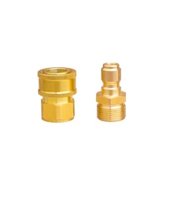 China For car wash machine coupling interface pure copper high pressure machine joint cleaning accessories for sale