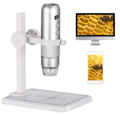 China Education 1000X HD Wifi Visual Electronic Microscope Portable Digital USB Microscope For Android IOS PC for sale